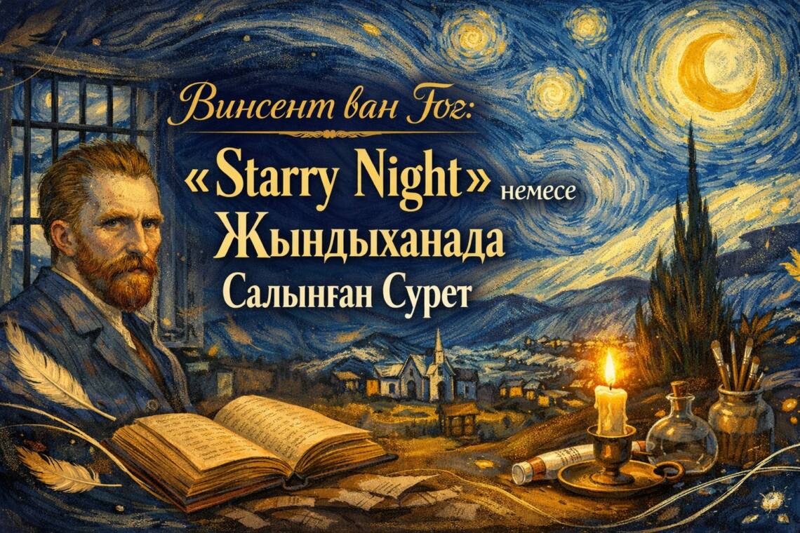 Винсент ван Гог: «Starry Night немесе жындыханада салынған сурет»