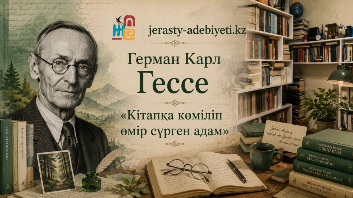 Герман Карл Гессе: «Кітапқа көміліп өмір сүрген адам»